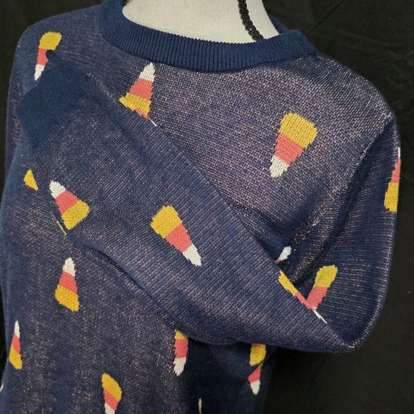 NWOT NAVY BLUE ModCloth Fall Sweater - Picture 3 of 6